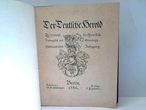 Seller image for Zeitschrift f�r Heraldik, Sphragistik und Genealogie. 17. Jahrgang for sale by Celler Versandantiquariat