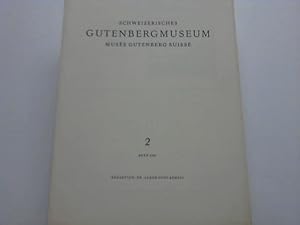 Image du vendeur pour Zeitschrift fr Buchdruckgeschichte, Graphik und Zeitungskunde. Jahrgang 1960 in 4 Ausgaben mis en vente par Celler Versandantiquariat