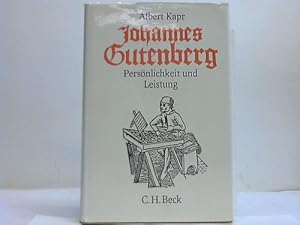 Imagen del vendedor de Johannes Gutenberg. Persnlichkeit und Leistung a la venta por Celler Versandantiquariat