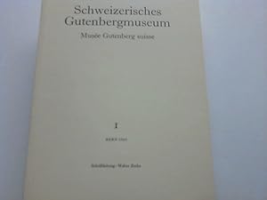 Bild des Verkufers fr Zeitschrift fr Buchdruckgeschichte, Graphik und Zeitungskunde. Jahrgang 1964 in 4 Ausgaben (in 3 Heften) zum Verkauf von Celler Versandantiquariat