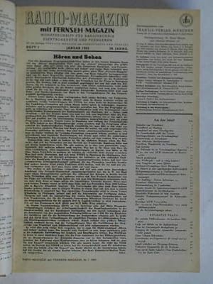 Monatsschrift für Radiotechnik, Elektroakustik und Fernsehen - 29. Jahrgang 1953, Heft 1 bis 12 z...