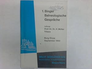 1. Binger Balneologische Gespräche