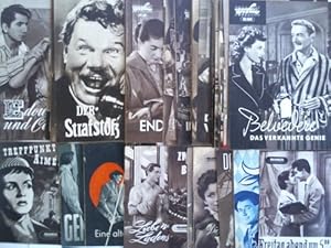 Sammlung von 125 Film-Programmheften: Progress Filmillustrierte und Progress Film-Programm