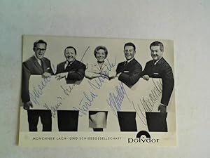 Autogrammkarte mit original Signaturen