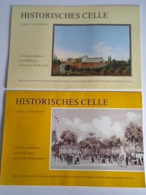 Historisches Celle - 1. und 2. Serie, 19. Jahrhundert. Zusammen 2 Mappen