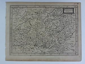 Seller image for Burgundia. Ducatus - Karte im Kupferstich for sale by Celler Versandantiquariat