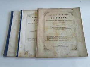 Image du vendeur pour Sacra Natalitia Guilielmi, Wrttembergiae regis Augustissimi, Clementissimi V. Calendas Octobers MDCCCLX/ MDCCCLVI / MDCCCXLVI. 3 Hefte mis en vente par Celler Versandantiquariat