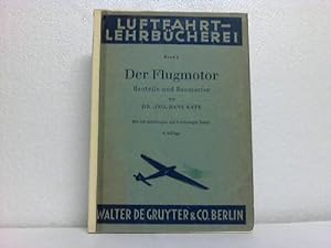 Bild des Verkufers fr Der Flugmotor. Bauteile und Muster zum Verkauf von Celler Versandantiquariat