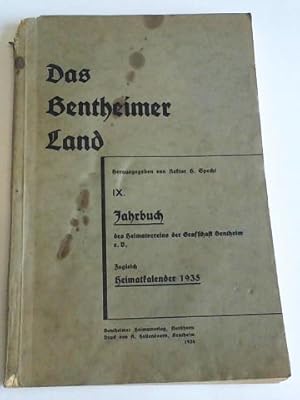 Das Bentheimer Land. Bentheimer Heimatkalender 1935