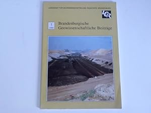 Brandenburgische Geowissenschaftliche Beiträge. Heft 1, 1994
