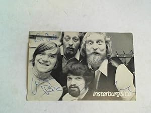 Autogrammkarte mit original Signaturen