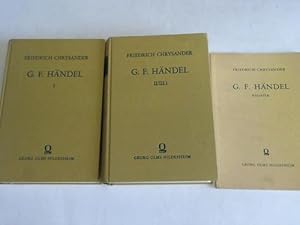 G.F.Händel. 3 Bände in 2 Bänden und Register. (3 Bücher)