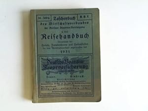 Reisehandbuch mit dem Verzeichnis der Hotels, Fremdenheime und Heilanstalten, die dem Wirtschafts...