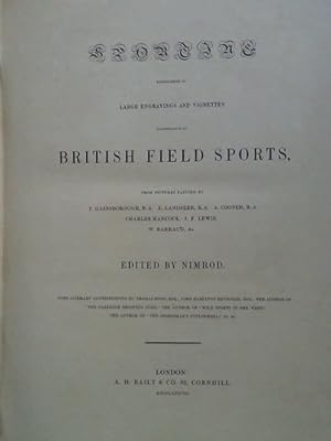 Image du vendeur pour Sporting. Illustrative of British Field Sports mis en vente par Celler Versandantiquariat