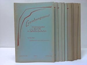Erziehungskunst. Monatsschrift zur Pädagogik Rudolf Steiners. 14 verschiedene Hefte