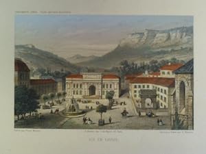 Immagine del venditore per Aix en Savoie - Colorierter Stahlstich, von E. Wormser venduto da Celler Versandantiquariat