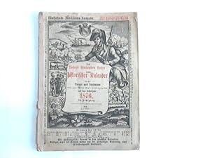 Image du vendeur pour Des Lahrer hinkenden Boten neuer historischer Kalender fr den Brger und Landmann nun mit 76sten Male herausgegeben auf das Schaltjahr 1876. 76. Jahrgang mis en vente par Celler Versandantiquariat