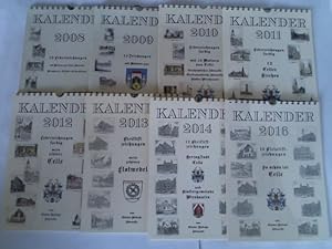 8 Kalender mit Motiven von Celle und Umgebung