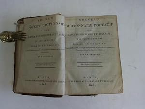 Bild des Verkufers fr Nouveau Dictionnaire portatif des langues Francaise et Anglaise. 2 Bnde in einem zum Verkauf von Celler Versandantiquariat