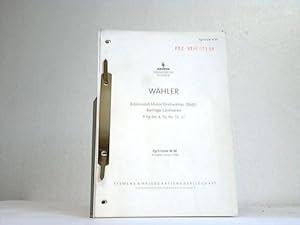 Wähler. Edelmetall-Motor-Drehwähler (EMD). 4 Listen aus 1960