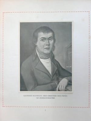 Bild des Verkufers fr Hundert Jahre L. Schwann 1821 - 1921. Festschrift, herausgegeben zur Feier des hundertjhrigen Bestehens der Firma zum Verkauf von Celler Versandantiquariat