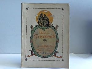 Image du vendeur pour Grofschoftersch Feierobend. Heimatliches Jahrbuch fr die Grafschaft Glatz, die schlesischen Gebirgsgegenden und die Sudetendeutschen Grenzgebiete fr das Jahr 1932 mis en vente par Celler Versandantiquariat