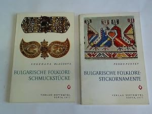 Imagen del vendedor de Bulgarische Folklore-Stickornamente/Bulgarische Folklore-Schmuckstcke. 2 Bnde a la venta por Celler Versandantiquariat