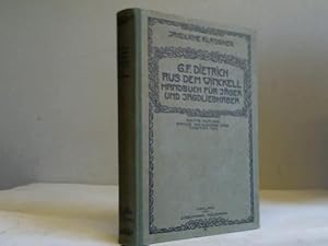 Image du vendeur pour Handbuch fr Jger, Jagdberechtigte und Jagdliebhaber, Band III: Die Niederjagd, zweiter Teil mis en vente par Celler Versandantiquariat