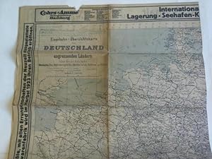 Eisenbahn-Übersichtskarte von Deutschland und den angrenzenden Ländern (Zum Reichs-Kursbuch)