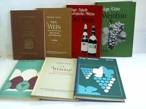 Sammlung von 7 verschiedenen Büchern der Weinkunde