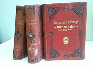 Imagen del vendedor de Velhagen & Klaisings Monatshefte. 25. Jahrgang, Band 1 bis 3. Drei Bnde a la venta por Celler Versandantiquariat