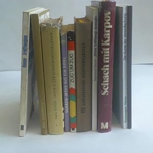 Schachbücher. Sammlung von 10 Büchern