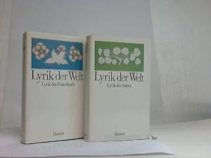 Seller image for Lyrik der Welt.: Lyrik des Abendlands/Lyrik des Ostens. 2 Bnde for sale by Celler Versandantiquariat