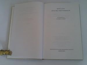 Seller image for Quellen zur ra Metternich for sale by Celler Versandantiquariat