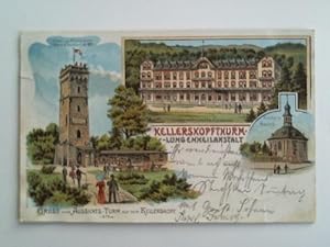 Postkarte: Gruss vom Aussichts-Turm auf dem Kellerkopf
