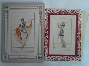 6 colorierte lithographische Tafeln mit Mode der 20er Jahre