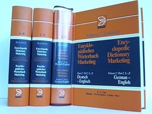 Encyclopedic Dictionary Marketing / Enzyklopädisches Wörterbuch Marketing. 2 Bände in 4 Bänden