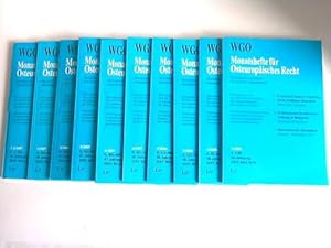 WGO. Monatshefte für Osteuropäisches Recht. Die wichtigsten Gesetzgebungsakte in den Ländern Ost-...