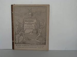 Bild des Verkufers fr Calender auf das Jahr nach Christi Geburt 1839 zum Verkauf von Celler Versandantiquariat