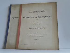 Zur Geschichte des Gymnasiums in Recklinghausen. 2 Hefte