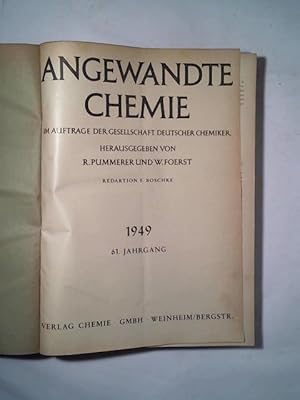 Imagen del vendedor de 61. Jahrgang 1949 (Heft 1 bis 12) in einem Band a la venta por Celler Versandantiquariat