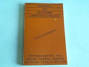 Seller image for Handbuch zur deutschen Arbeiterliteratur for sale by Celler Versandantiquariat