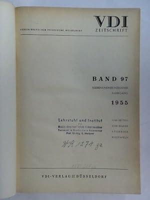 Seller image for Band 97 / 1955 for sale by Celler Versandantiquariat