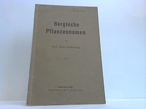 Seller image for Bergische Pflanzennamen for sale by Celler Versandantiquariat