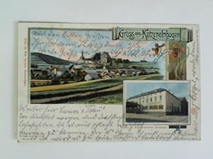 Postkarte: Gruss aus Katzenelnbogen - Hotel u. Bierbrauerei Bremser