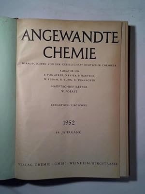 64. Jahrgang 1952 (Heft 1 bis 24) in einem Band