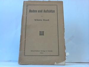Seller image for Reden und Aufstze for sale by Celler Versandantiquariat