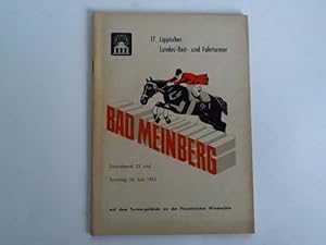 17. Lippisches Landes-Reit- und Fahrturnier am 23. und 24. Juni 1951