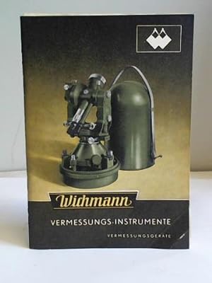 Gebr. Wichmann GmbH. Zeichengeräte - Vermessungsinstrumente - Technische Papiere - Lichtpausanlag...