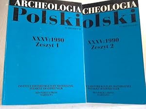 Image du vendeur pour Archeologia Polski. Tomm XXXV, Zeszyt 1 + 2 ( 2 Bnde) mis en vente par Celler Versandantiquariat
